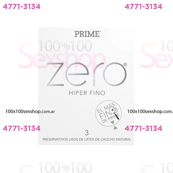 Cód: CA FP ZERO - Preservativos Zero Hipero Fino - $ 6200